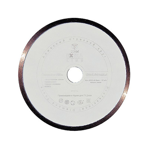 Алмазный отрезной диск Diam Ceramics-Elite Extra Line ⌀180мм, пос. 25.4мм — изображение 2