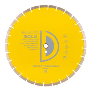 Диск сегментный DIAMASTER GOLD асфальт 400*25,4/20*28z