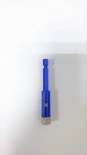 Коронка алмазная по керамограниту KEOS PRO 12 мм 1/4"HEX с воском DC12SKT