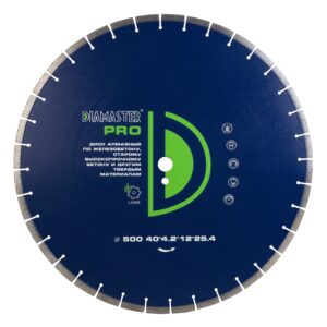 Диск сегментный DIAMASTER Laser PRO 500*25,4*36z железобетон