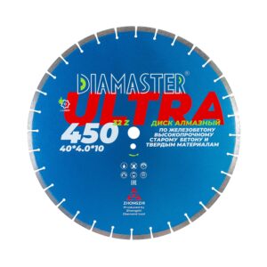 Диск сегментный DIAMASTER Laser ULTRA д.450*25,4*32z железобетон